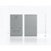 Low Angle High Elevation Laptop Stand with In-line Document Holder - Natural Aluminium
