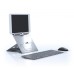 Hybrid Laptop and Tablet Stand for Children - Natural Aluminium