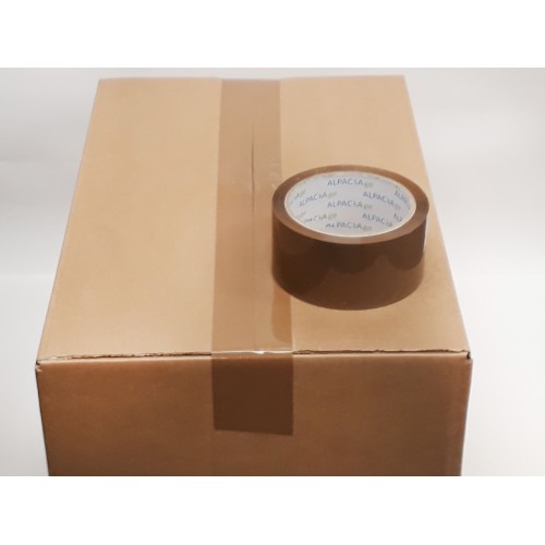 Buff Packaging Tape 48mm x 66m 45 micron Box of 36 Rolls