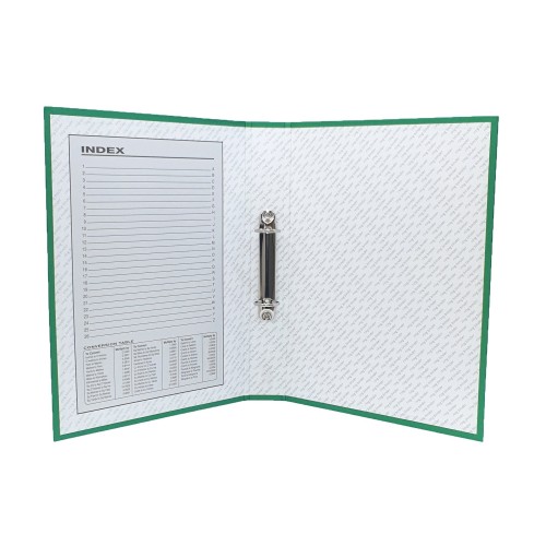 A4 25mm 2 Ring Binder - Green (10)