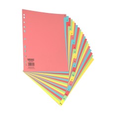 Subject Divider A4 20 Part A-Z Pastel
