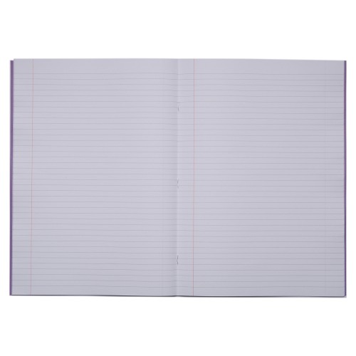 RHINO 13 x 9 Oversized Exercise Book 48 Page, Purple, F8M (Pack of 10)