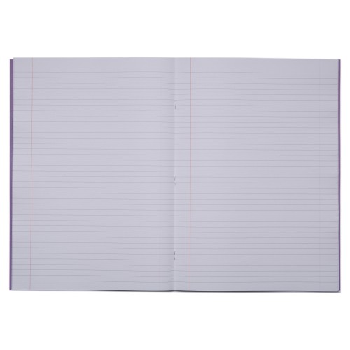 RHINO 13 x 9 Oversized Exercise Book 80 Page, Purple, F8M (Pack of 10)