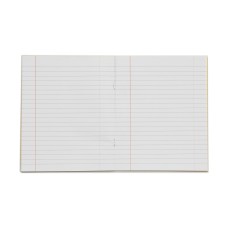 RHINO 8 x 6.5 Exercise Book 48 Page, Yellow, F8M (Pack of 10)