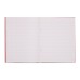 RHINO 9 x 7 Exercise Book 80 Page, Red, F8M (Pack of 100)