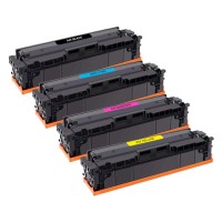 4 Pack - Compatible 045 BCMY Toner Multipack for Canon Printers