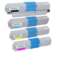 5 Pack - Compatible 44973536/33/34/35 BCMY Multipack + Extra Black for Oki Printers