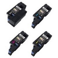 4 Pack - Compatible 593-11140/41/42/43 BCMY Toner Multipack for Dell Printers