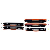 5 Pack - Compatible 729 BCMY Toner Multipack + Extra Black for Canon Printers