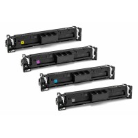 4 Pack - Compatible 220X Multipack W2200X/W2201/W2202/W2203 BCMY Toner for HP Printers