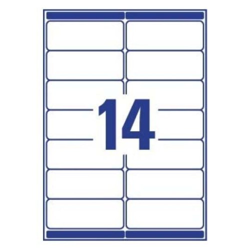 Compatible L7163-100 A4 Sheets 14 Labels per Sheet 99.1mm x 38.1mm