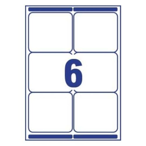 Compatible L7166-100 A4 Sheets 6 Labels per Sheet 99.1mm x 93.1mm