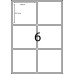 Compatible L7166-100 A4 Sheets 6 Labels per Sheet 99.1mm x 93.1mm