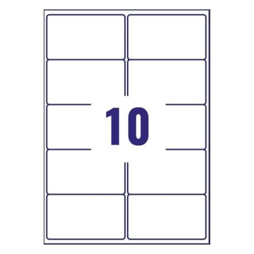 Compatible L7173-100 A4 Sheets 10 Labels per Sheet 99.1mm x 57mm