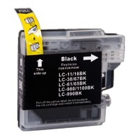 Compatible LC980BK Black Ink Cartridge for Brother Printers