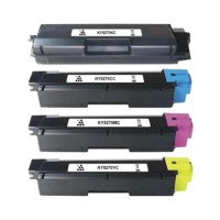 4 Pack - Compatible TK5270 BCMY Toner Multipack for Kyocera Printers 4 Pack - Compatible TK5270 BCMY Toner Multipack for Kyocera Printers