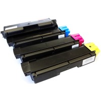 4 Pack - Compatible TK580 BCMY Toner Multipack for Kyocera Printers