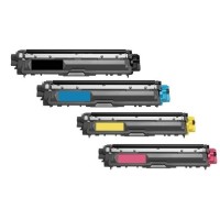 4 Pack - Compatible TN241/TN245 Hi Cap BCMY Toner Multipack for Brother Printers