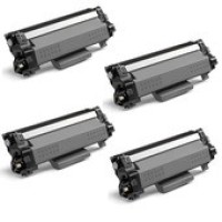 4 Pack - Compatible TN2510XL x 3 + DR2510 x 1 Toner/Drum Multipack for Brother Printers