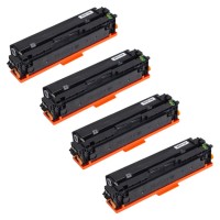 5 Pack - Compatible 216A Multipack W2410A/W2411A/W2412A/W2413A BCMY Toner + Extra Black for HP Printers