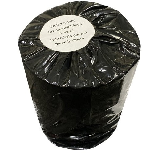 Compatible Zebra 101.5mm x 63.5mm x 1100 pcs (25mm core) White Shipping Labels Roll