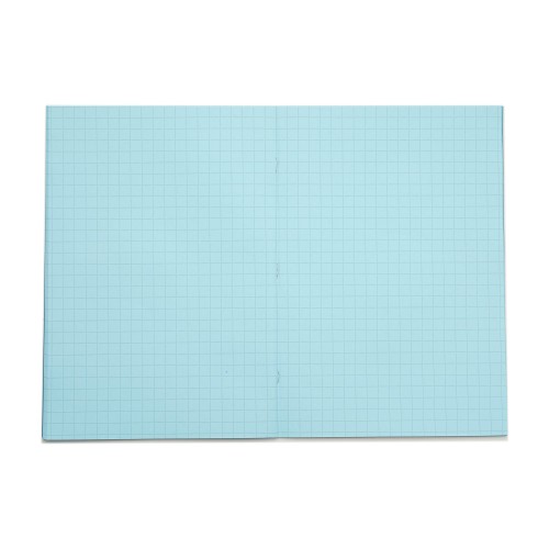 RHINO A4 Special Exercise Book 48 Page, Light Blue with Tinted Blue Paper, S10 (Pack of 50)