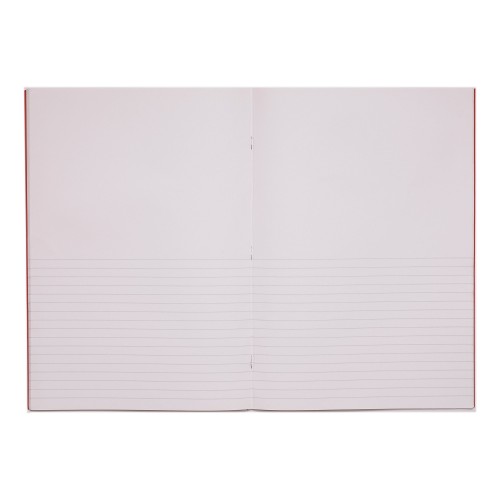 RHINO A4 Exercise Book 64 Page, Red, TB/F8 (Pack of 50)