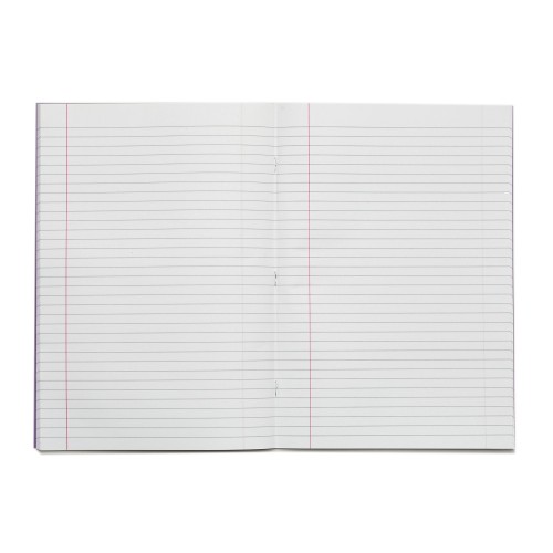 RHINO A4 Exercise Book 80 Page, Purple, F8M (Pack of 10)