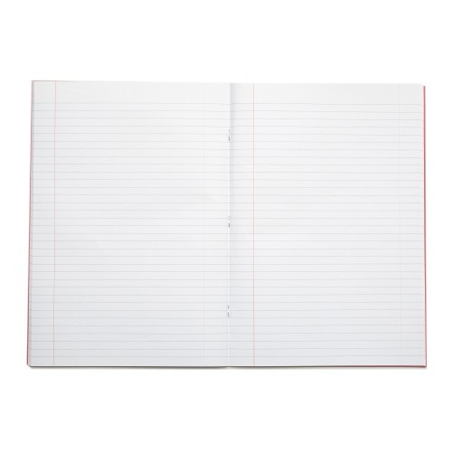 RHINO A4 Exercise Book 80 Page, Red, F8M (Pack of 10)