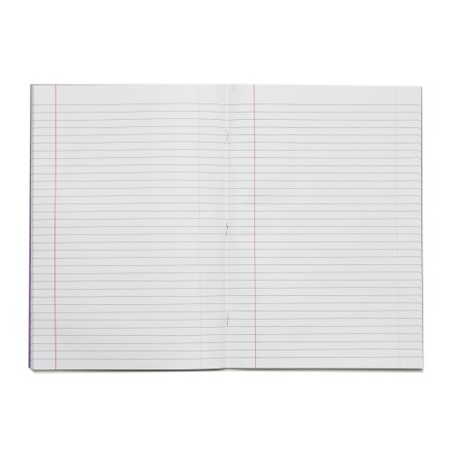 RHINO A4 Exercise Book 96 Page, Purple, F8M (Pack of 50)
