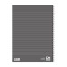 Rhino Everyday Hardback Wirebound Book A4 Black Pack of 3