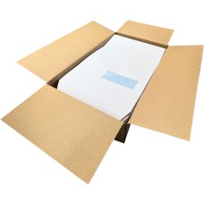 C4 Envelopes Window Self Seal 90gsm White (Pack of 250)