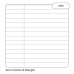 RHINO A4 Exercise Book 80 Page, Red, F6M (Pack of 50)