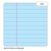 RHINO A4 Special Exercise Book 48 Page, Red with Tinted Blue Paper, F8M (Pack of 10)