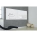Wall Mounted Magnetic Glass Board 2000x1000x18mm - Super White