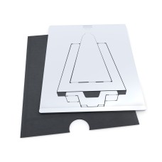 Ultra-light Laptop Stand - Natural Aluminium