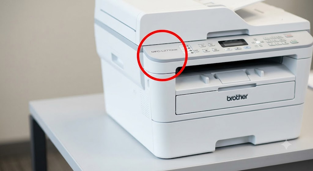 Where to find printer model number